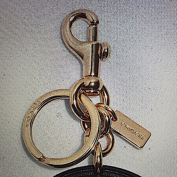 COACH BAD GIRLS CLUB BAG CHARM SIGNATURE CANVAS - Picture 8 of 12